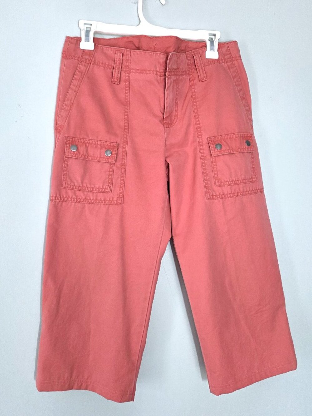 Gap Coral Cotton Culotte Pants Size 6